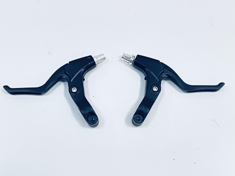 Ручки тормоза алюминиевые черные, код 33184