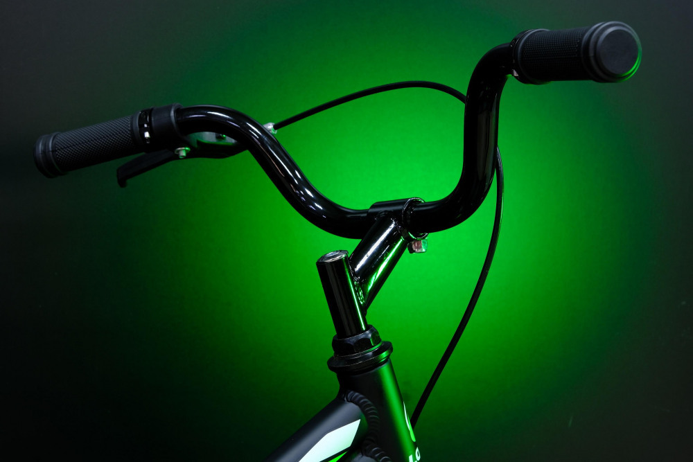 Lorak Junior 14 Boy Матовый Чёрный/Зелёный