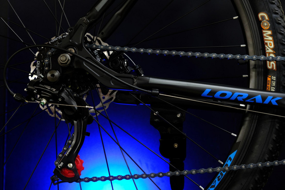 LORAK Safe 29 Prom Матовый Чёрный/Синий 19р (на рост 171-182)