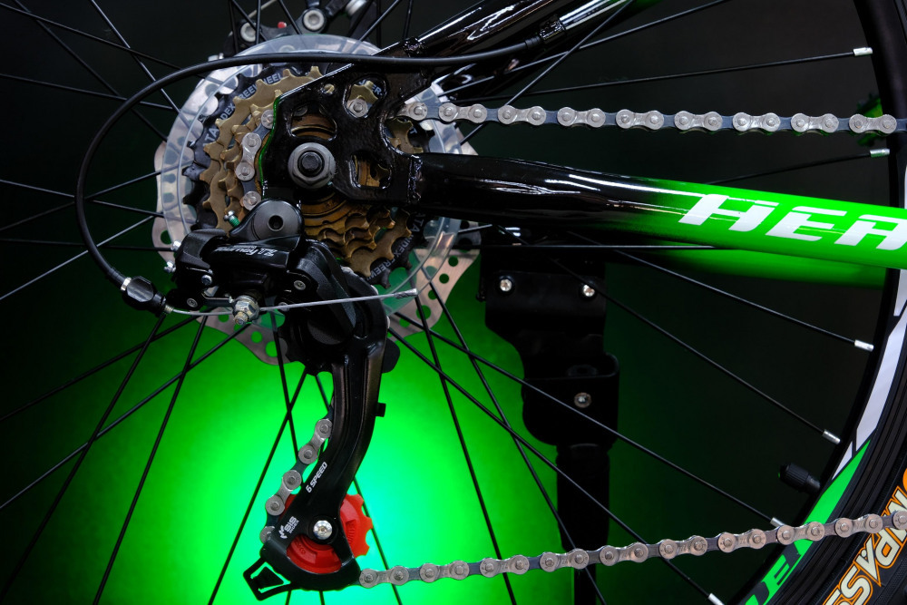 Heam FOX 26 Чёрно/Зелёный рама 17 (на рост 155-173)