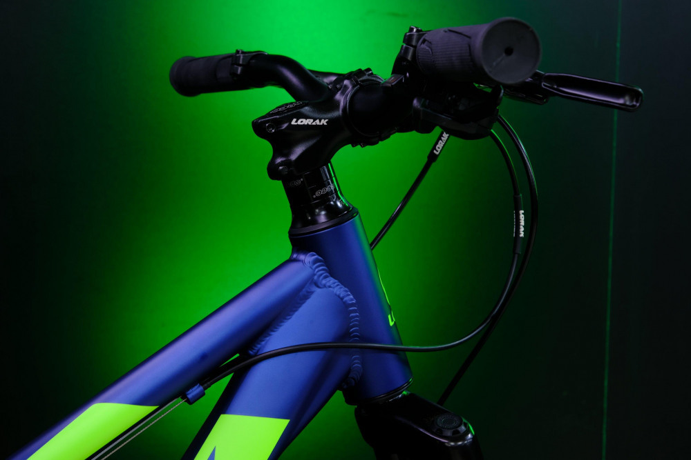 LORAK SHARK 24 BLACK Матовый Синий/Зелёный