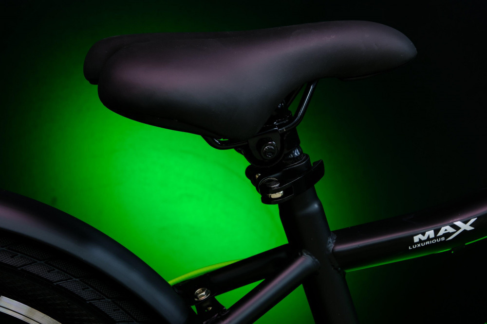 HEAM 20 FATBOY Disk Матовый Чёрный/Зелёный