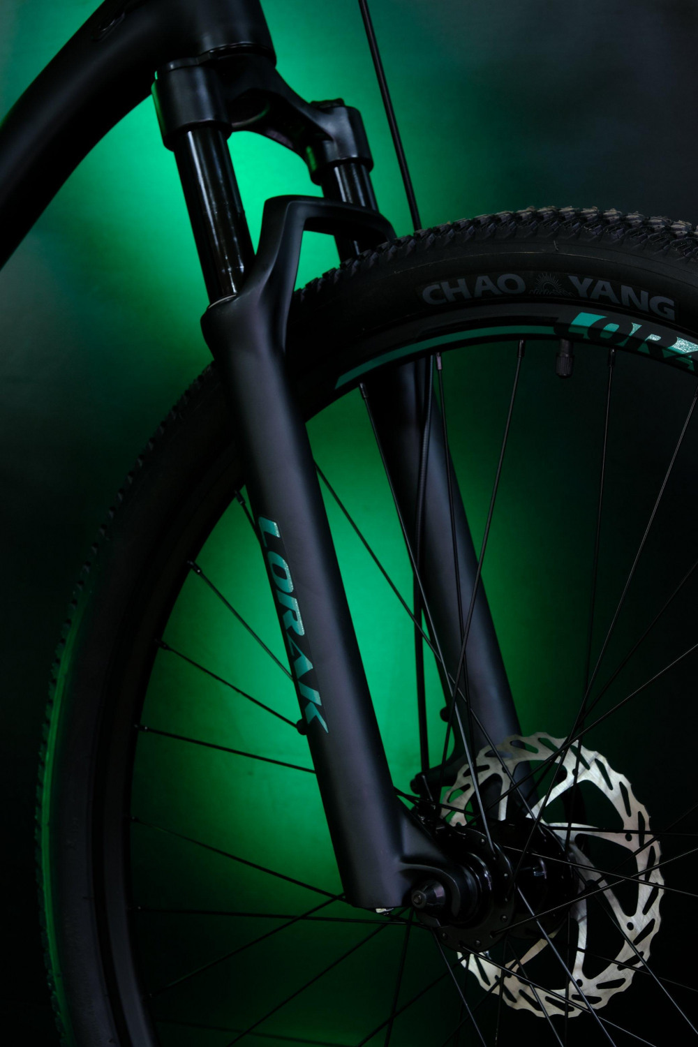 LORAK Sel 9000 8 sp Матовый Чёрный/Зелёный 19р (на рост 171-182)